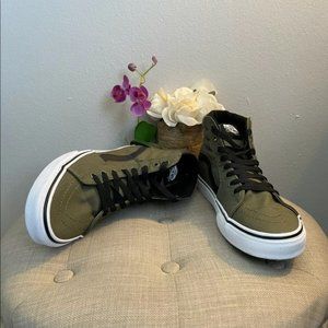 Vans Sk8-Hi Shoes Olive Green